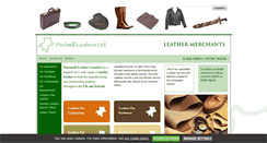 Desktop Screenshot of pinchmillleathers.co.uk